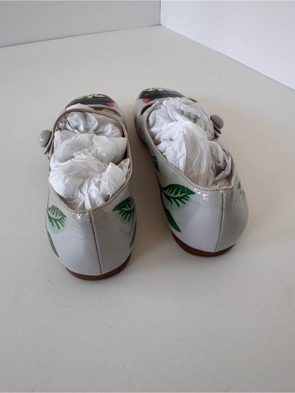 Miu Miu Cat Print Patent Leather Mary Jane Flats 6.5 - Picture 7 of 9